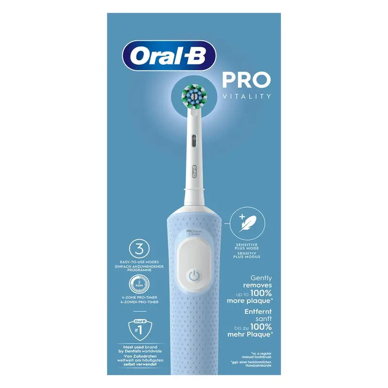 Oral-B Braun Vitality Pro Elektrische Zahnbürste, blau