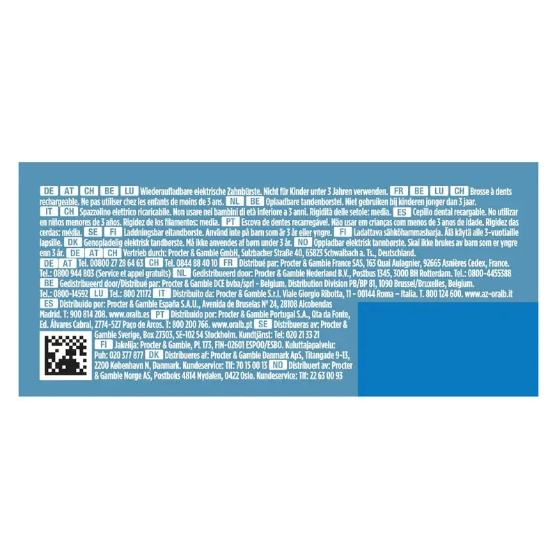 Oral-B Braun Vitality Pro Elektrische Zahnbürste, blau