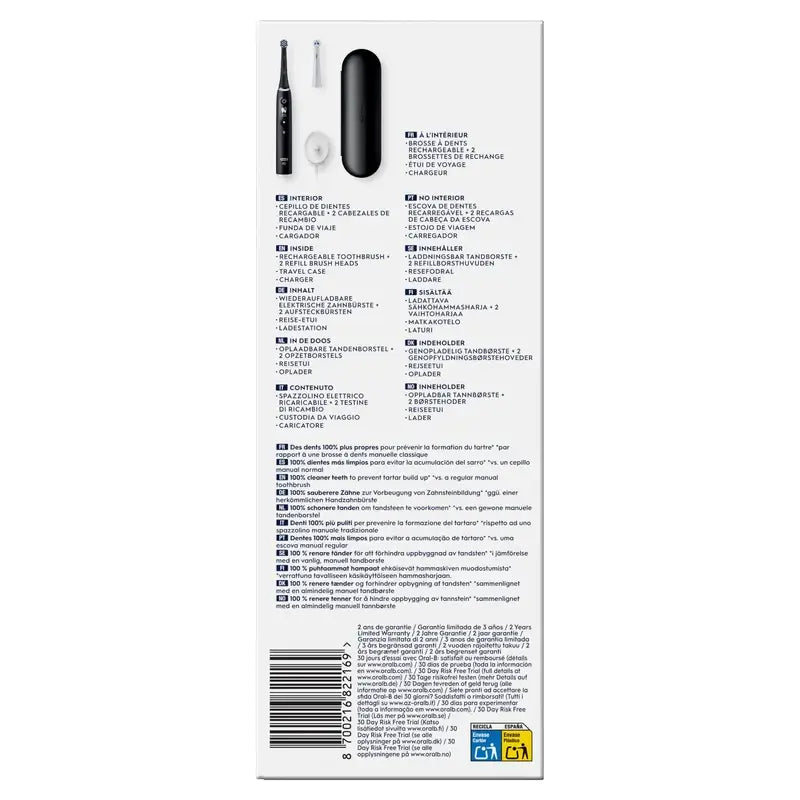 Oral-B Braun iO6 Elektrische Zahnbürste, schwarz