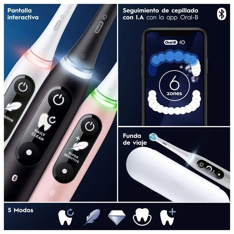 Oral-B Braun iO6 Elektrische Zahnbürste, schwarz