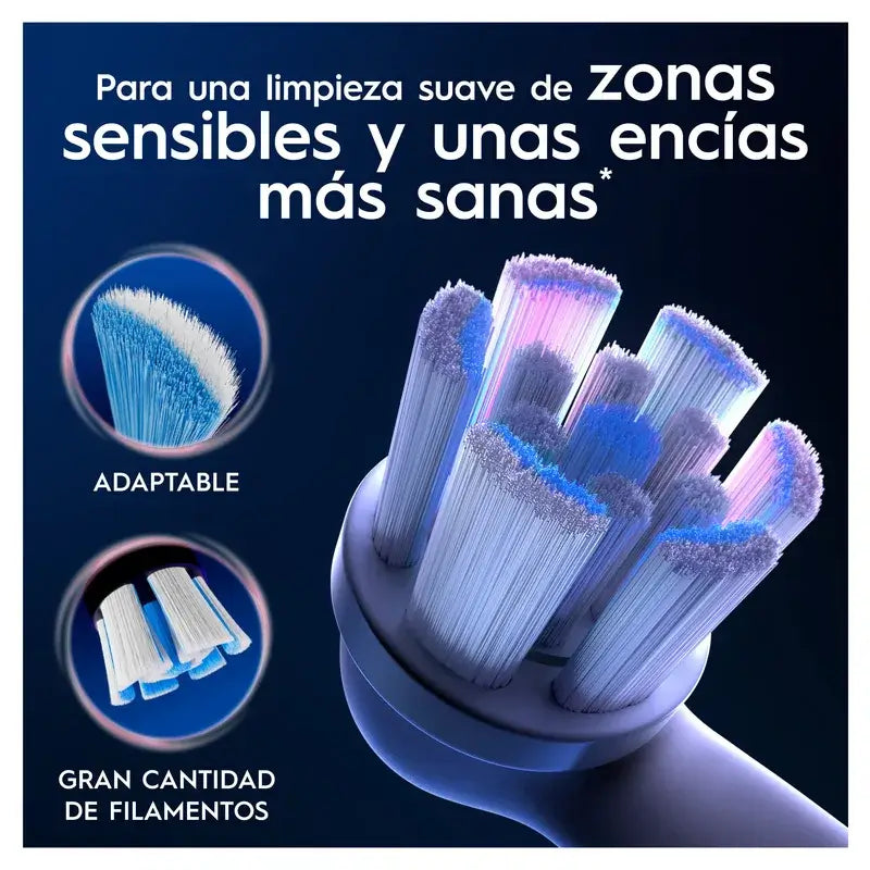 Oral-B Io Gentle Care Original Sensitive Gums Ersatz-Rundbürsten, 6 Stück