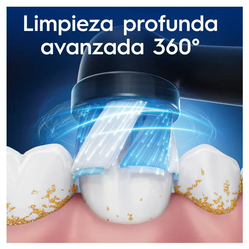 Oral B iO Ultimate Clean Schwarz Ersatzbürstenköpfe, 4er-Pack