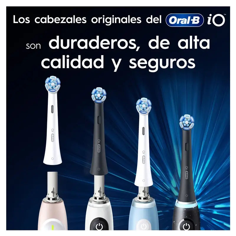 Oral B iO Ultimate Clean Schwarz Ersatzbürstenköpfe, 4er-Pack