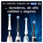 Oral B iO Ultimate Clean Schwarz Ersatzbürstenköpfe, 4er-Pack