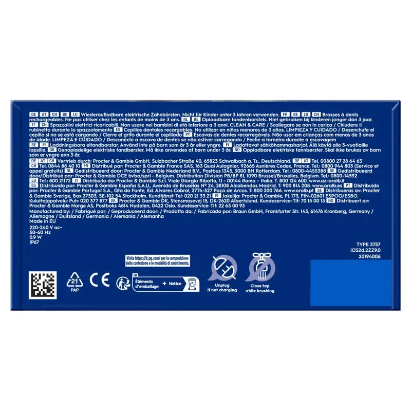 Oral-B Braun iO2 Double Night Pack Serie Schwarz / Waldgrün