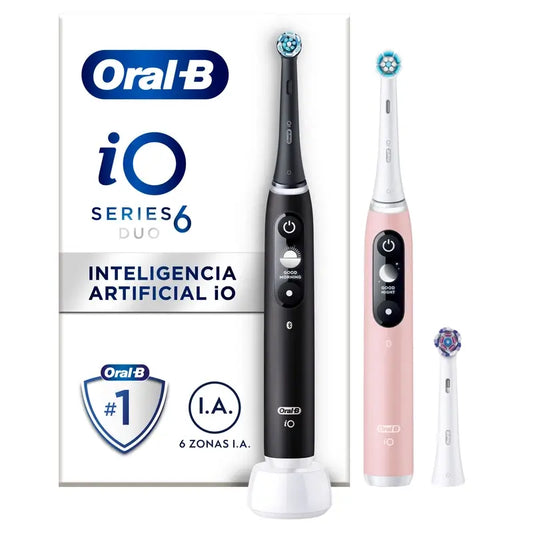 Oral-B Braun iO6 Duo Schwarz/Rosa