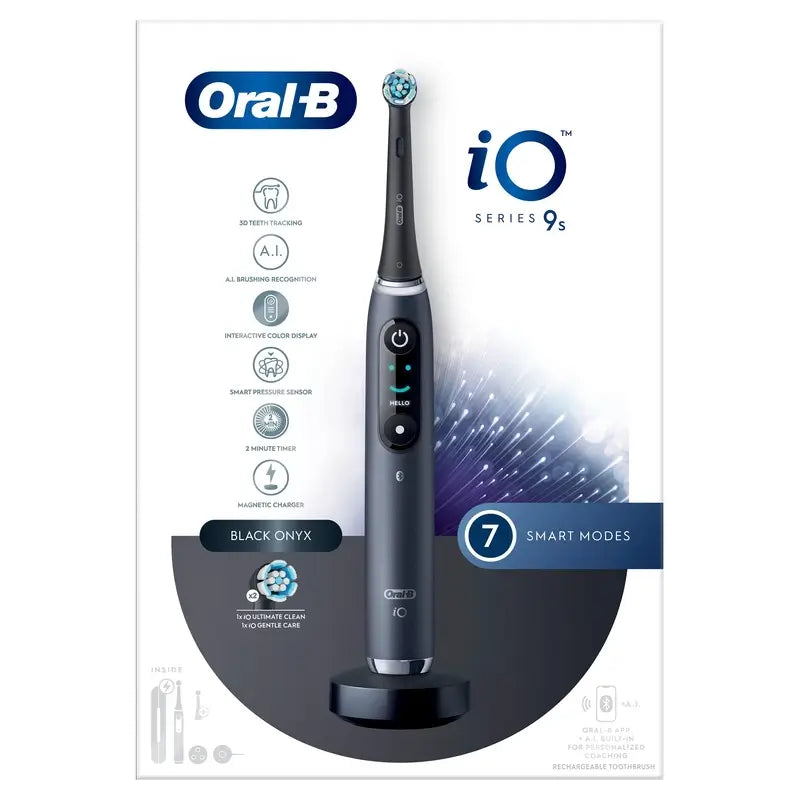 Oral-B Braun iO9s Elektrische Zahnbürste, schwarz