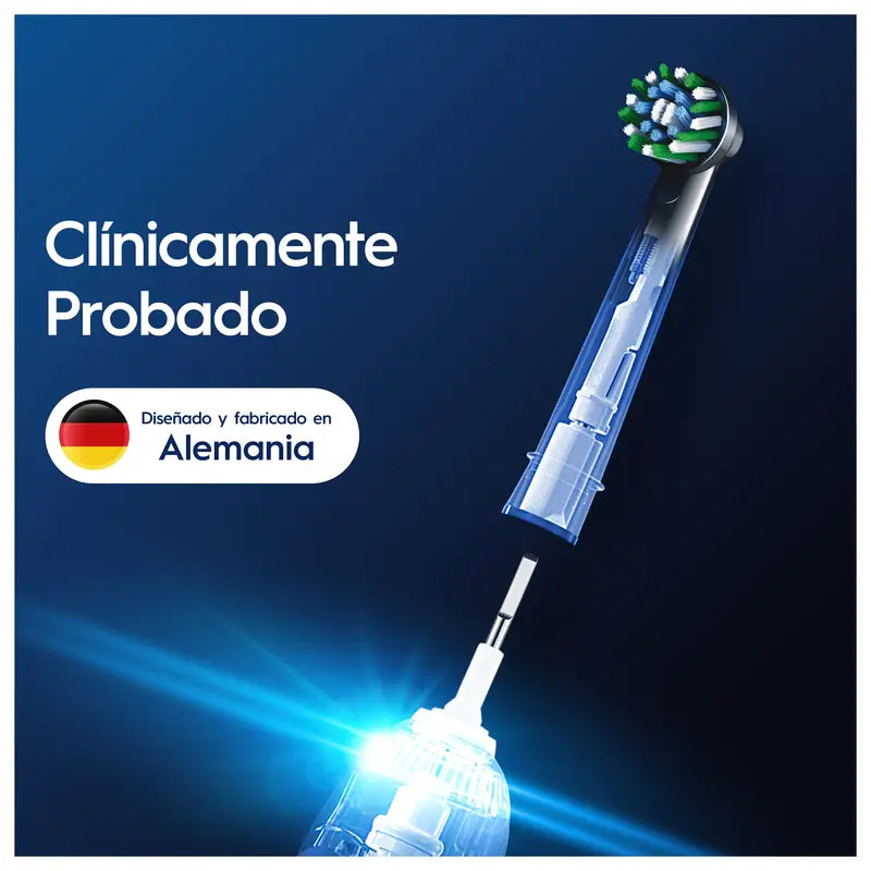 Oral-B Braun Braun Cross Action Wiederaufladbare Zahnbürste Refill Schwarz 6 Stk.