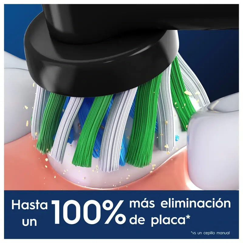 Oral-B Braun Cross Action Nachfüllpackung Schwarz, 4 Stück.