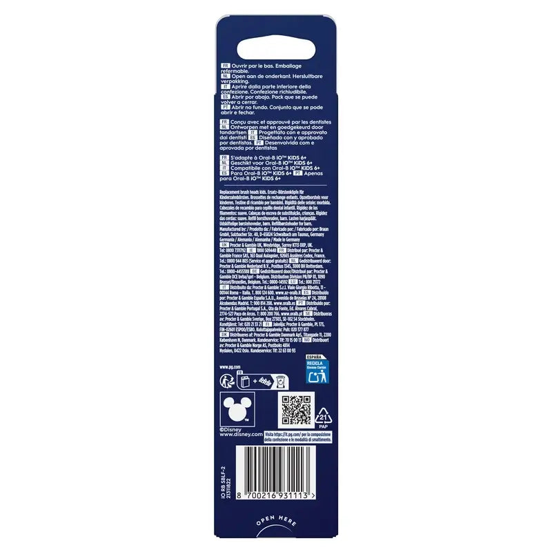 Oral B Braun Io Stitch Gentle Care Nachfüllpackung, 2 Stück