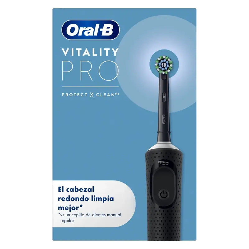 Oral-B Braun Vitality Pro Elektrische Zahnbürste Schwarz, 1 Stück