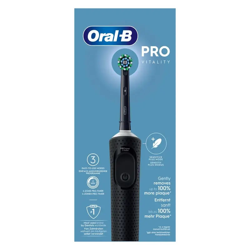 Oral-B Braun Vitality Pro Elektrische Zahnbürste Schwarz, 1 Stück