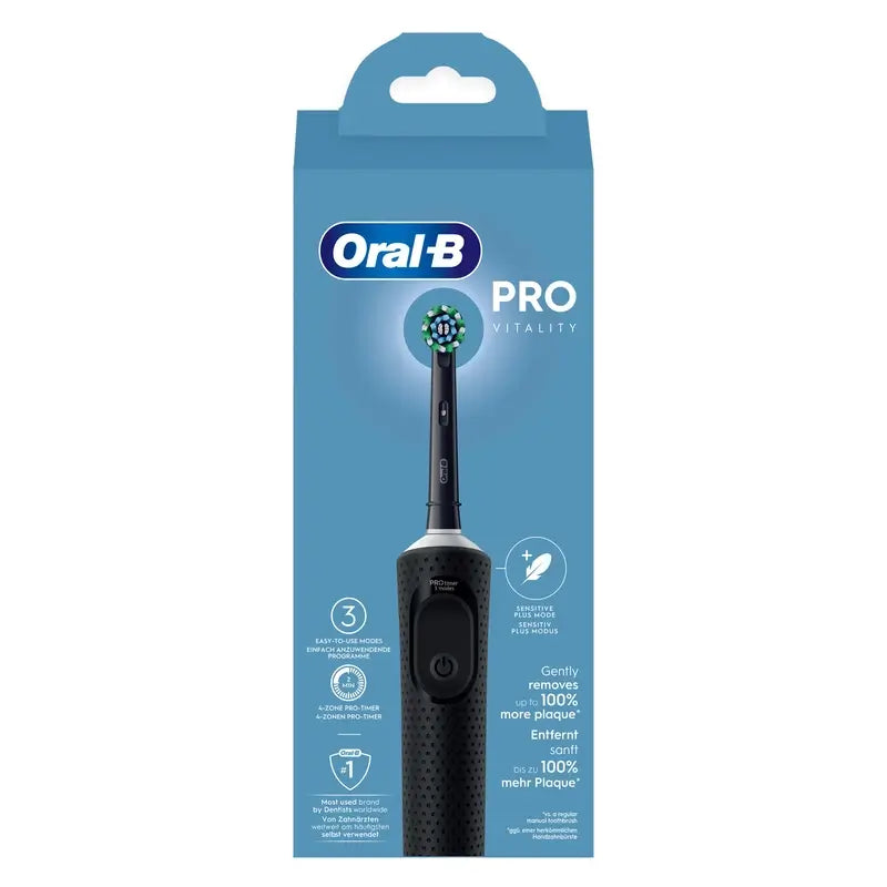 Oral-B Braun Vitality Pro Elektrische Zahnbürste Schwarz, 1 Stück