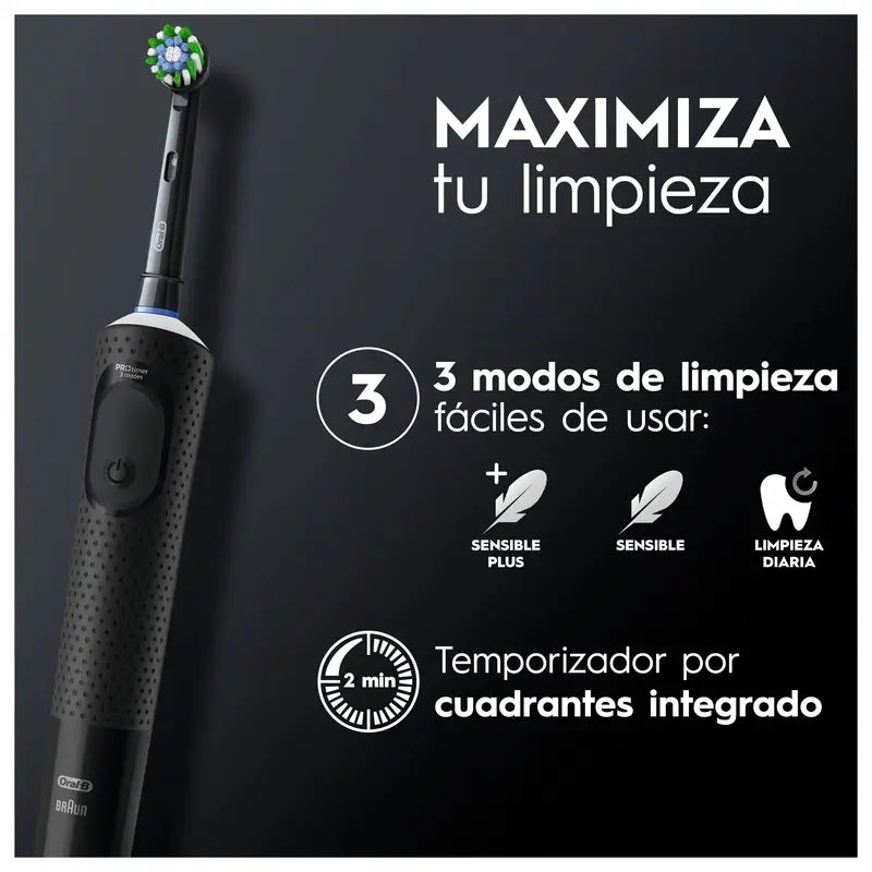 Oral-B Braun Vitality Pro Elektrische Zahnbürste Schwarz, 1 Stück