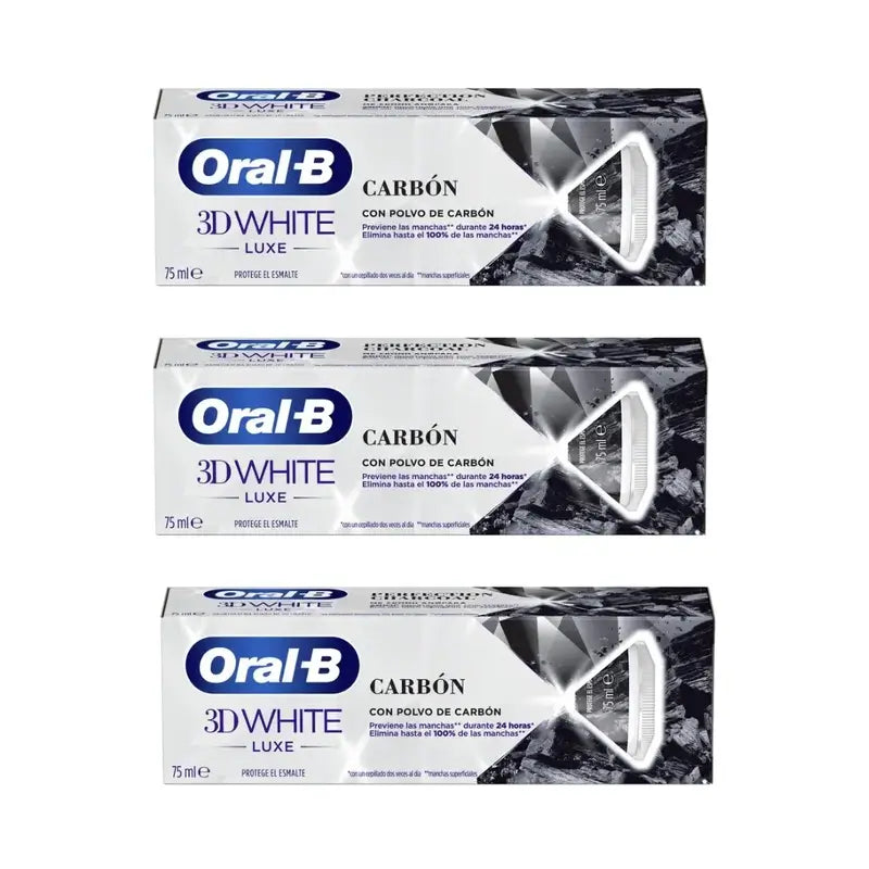 Oral-B Aktivkohle-Zahnpasta, 3X75 ml