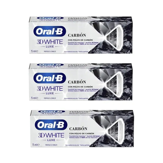 Oral-B Aktivkohle-Zahnpasta, 3X75 ml