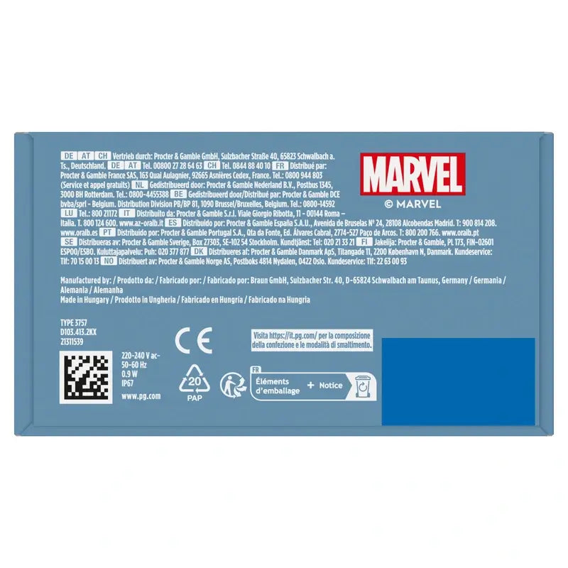 Oral-B Vitality Kids Box Wiederaufladbare Zahnbürste Spiderman