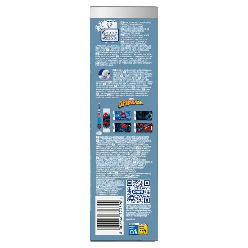 Oral-B Vitality Kids Box Wiederaufladbare Zahnbürste Spiderman