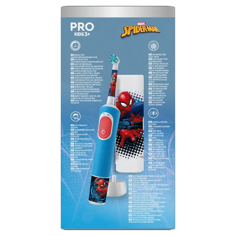 Oral-B Vitality Kids Box Wiederaufladbare Zahnbürste Spiderman