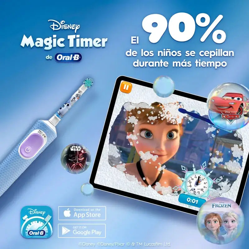 Oral-B Gefrorene Elektrische Zahnbürste + Etui