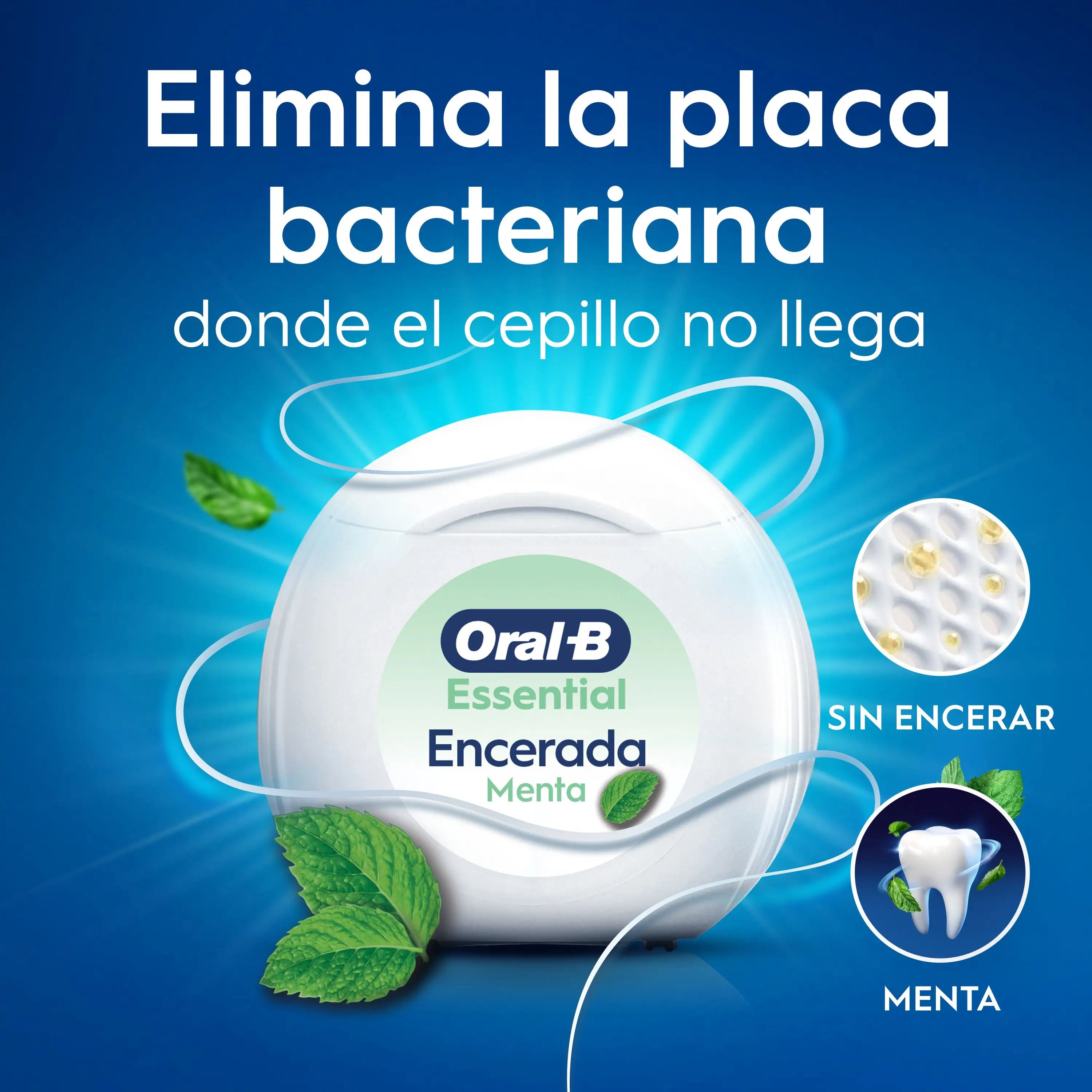 Oral-B Essencial Zahnseide Wachs/Minze 50 mt