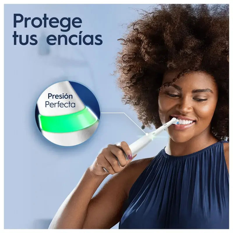 Oral-B Io 5 Elektrische Zahnbürste Weiß, 2 Zahnbürstenköpfe