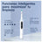 Oral-B Io 5 Elektrische Zahnbürste Weiß, 2 Zahnbürstenköpfe
