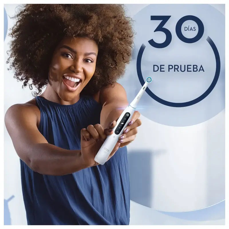 Oral-B Io 5 Elektrische Zahnbürste Weiß, 2 Zahnbürstenköpfe