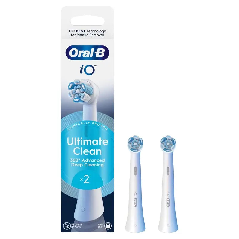 Oral-B iO Ultimate Clean Ersatzbürstenköpfe, 2er-Pack