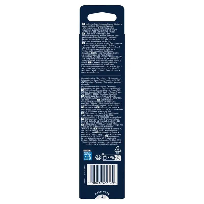Oral-B iO Ultimate Clean Ersatzbürstenköpfe, 2er-Pack