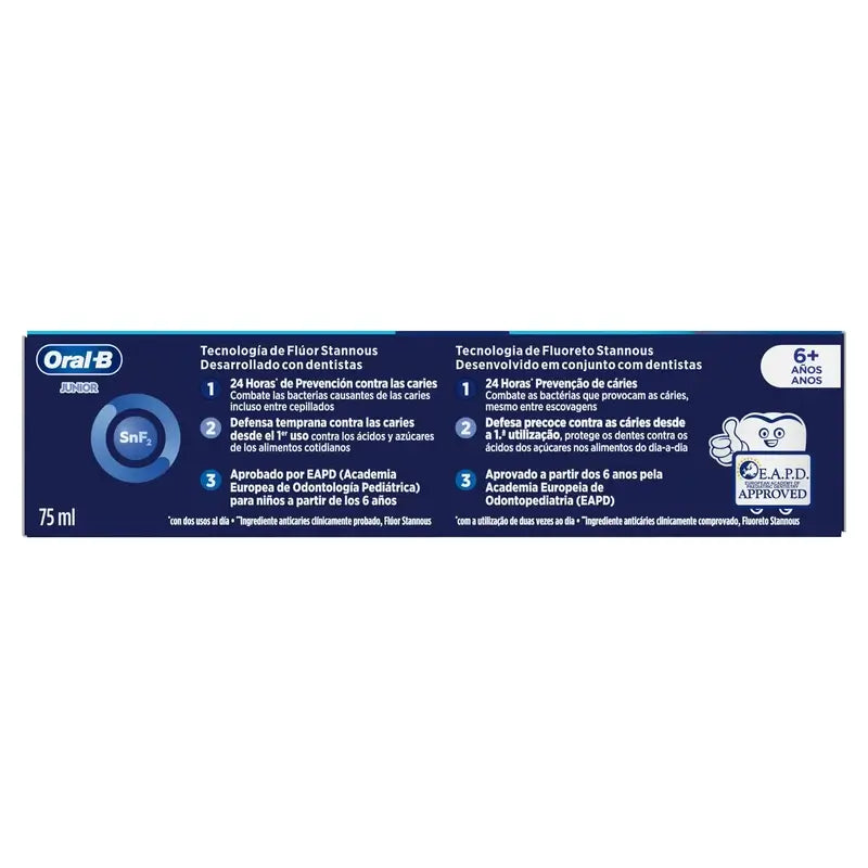 Oral-B Junior Star Wars Zahnpasta 2X75 Ml, +6 Jahre alt