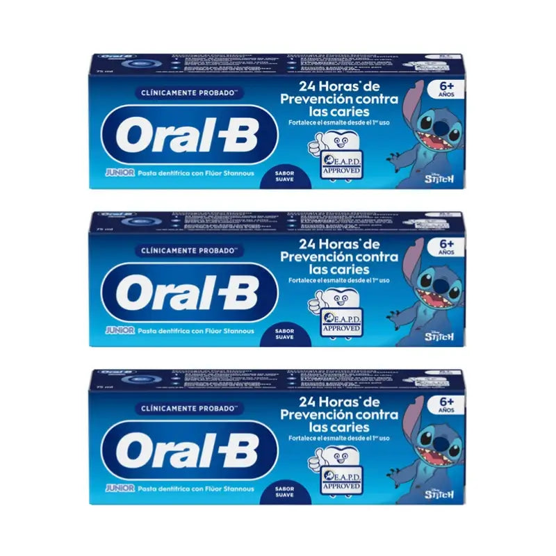 Oral-B Junior Star Wars Zahnpasta 3X75 Ml, +6 Jahre alt