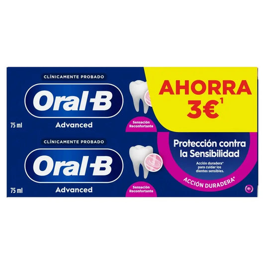 Oral-B Advanced Sensitivity Schutz Duplo, 2X75 ml
