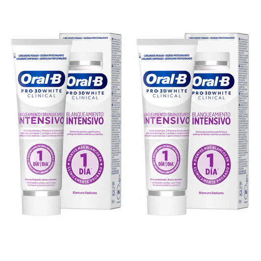 Oral-B 3D White Zahnpasta, 75 ml, 2er-Pack