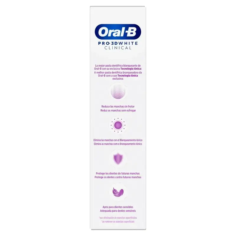 Oral-B 3D White Zahnpasta, 75 ml, 2er-Pack
