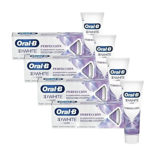 Oral-B Zahnpasta 3D Luxe Perfection, 75 ml x 4 Stück
