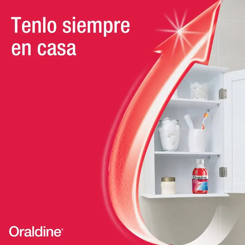 Oraldine Täglicher Gebrauch Antiseptische Antibakterielle Mundspülung, 400 ml