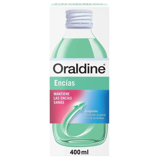 Oraldine Täglicher Gebrauch Anti-Gingivitis Zahnfleischentzündung Mundspülung 400 ml