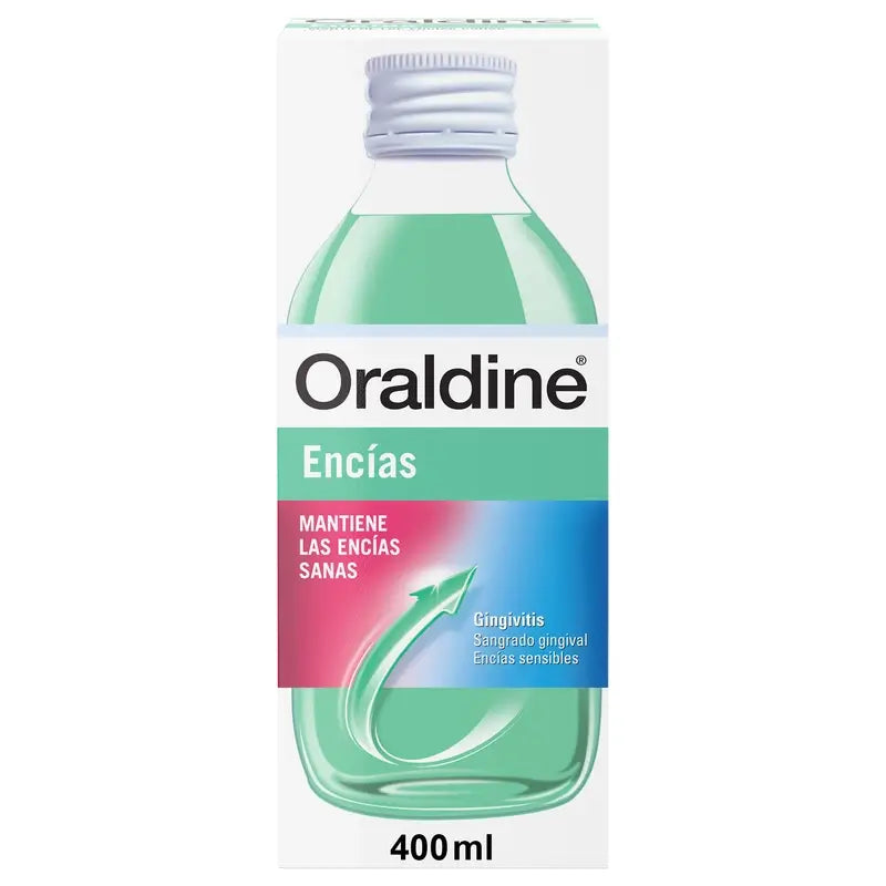 Oraldine Täglicher Gebrauch Anti-Gingivitis Zahnfleischentzündung Mundspülung 400 ml