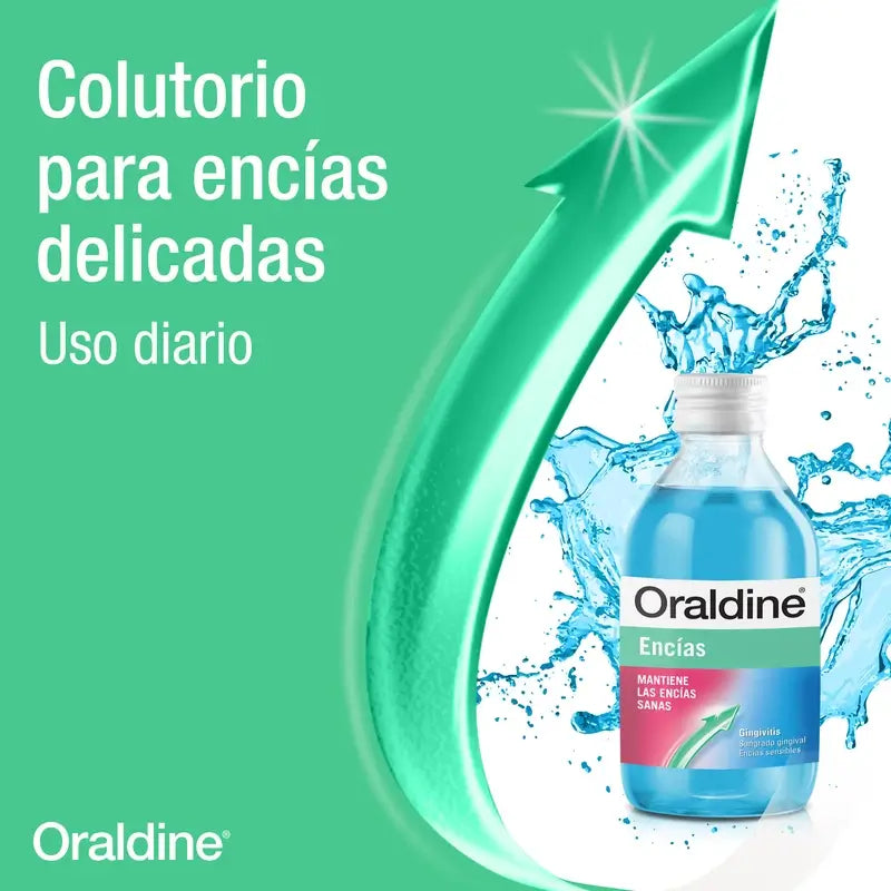 Oraldine Täglicher Gebrauch Anti-Gingivitis Zahnfleischentzündung Mundspülung 400 ml