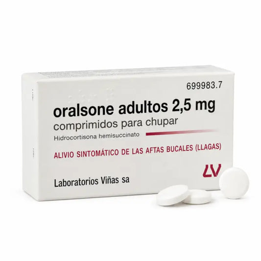 Oralsone Erwachsene 2,5 mg 12 Tabletten zum Lutschen