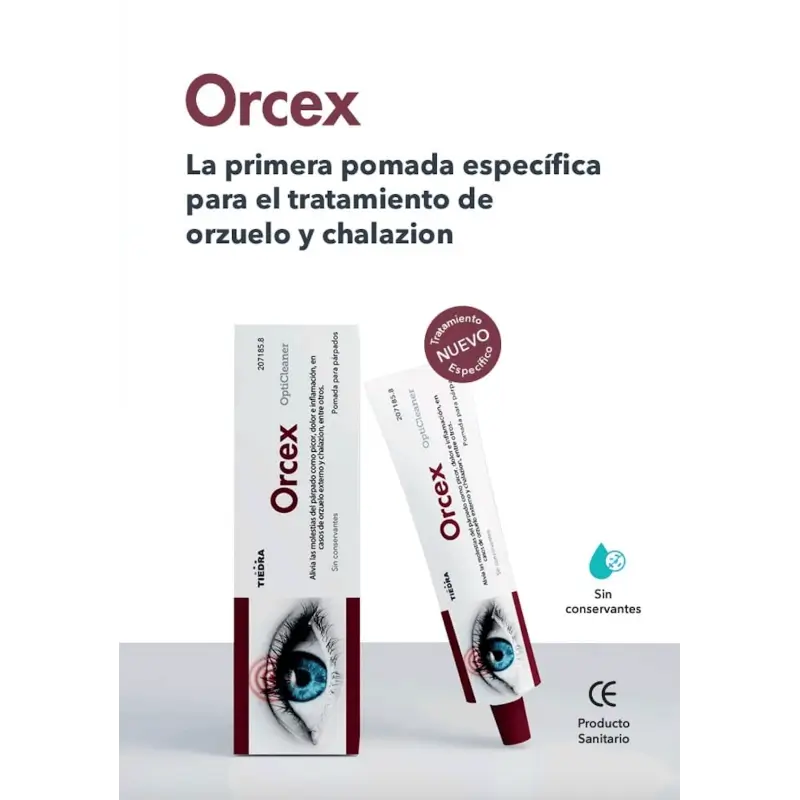 Orcex Augenlid-Salbe für Stiche, 15 g