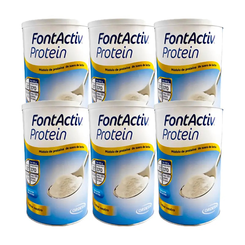 Fontactiv Protein Neutral Geschmack 250g x 6 Gläser