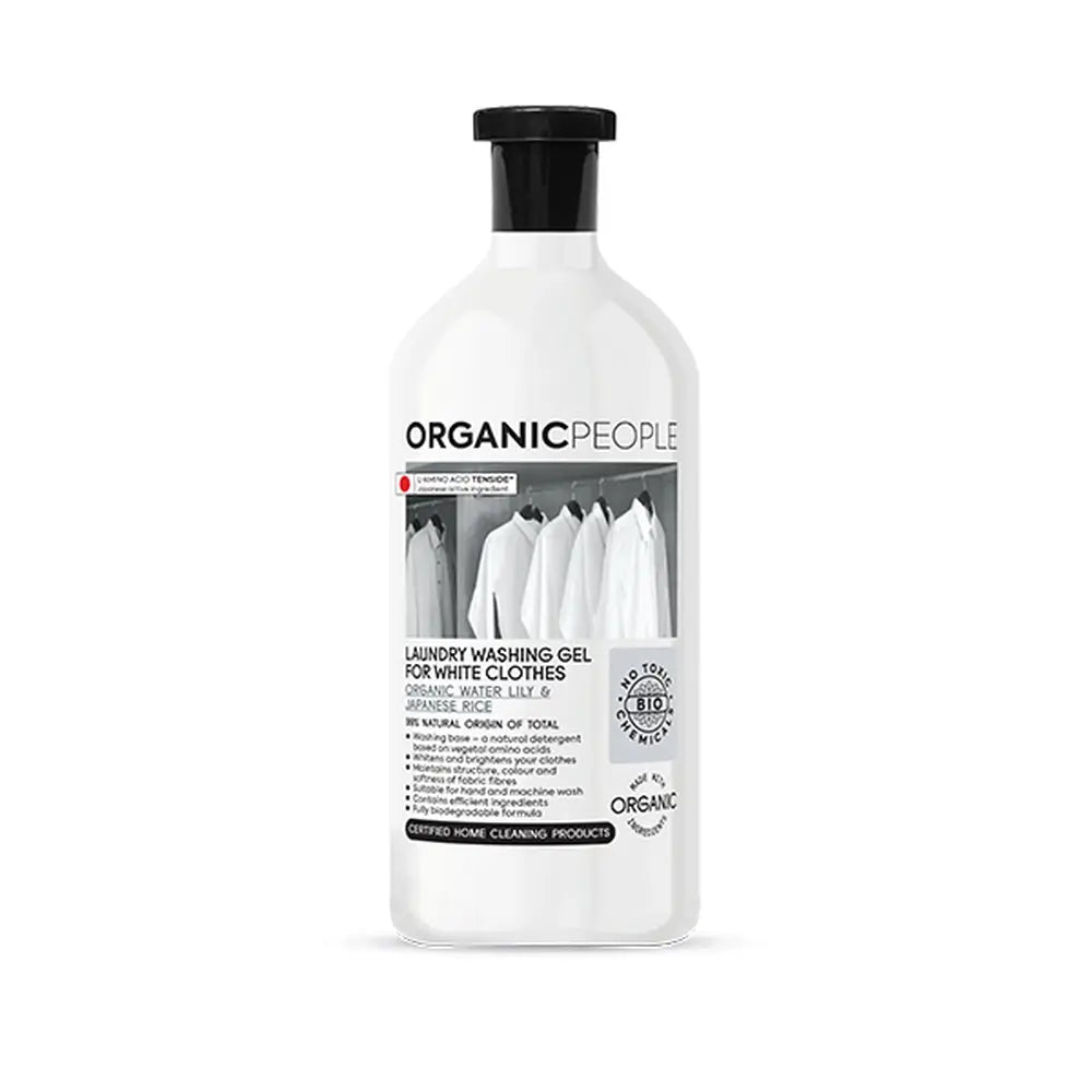 Organic People Bio-Wasserlilie & Japanischer Reis Bio-Flüssigwaschmittel, 1000 Ml