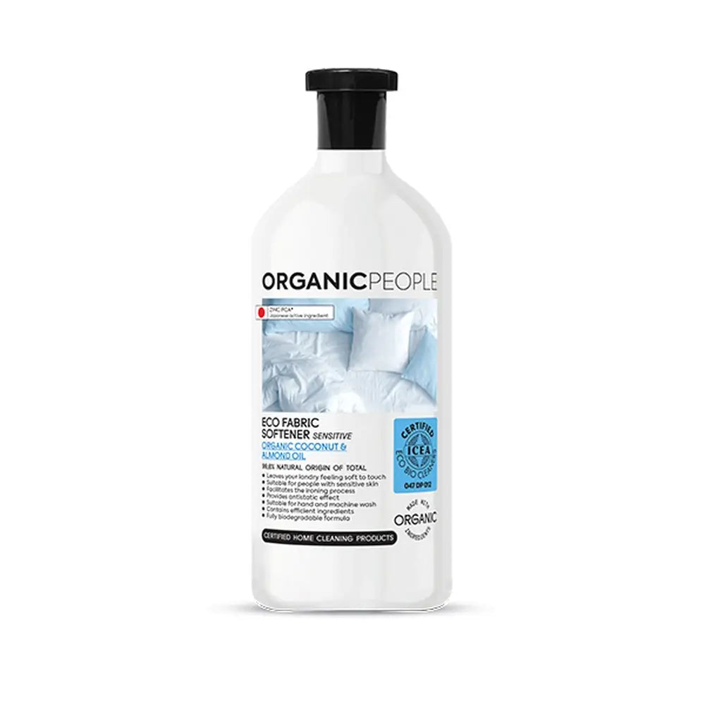 Organic People Bio-Weichspüler Bio-Kokosnuss- und Mandelöl. Bio-Kokosnuss- und Mandelöl, 1000 ml