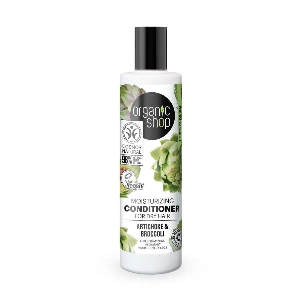 Organic Shop Organic Shop Artischocke & Brokkoli Feuchtigkeitsspendende Spülung für trockenes Haar, 280 ml