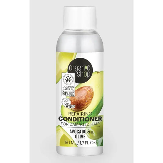 Organic Shop Avocado & Olive Repair Conditioner für geschädigtes Haar , 50 ml