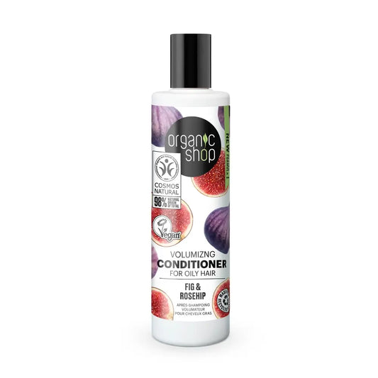 Organic Shop Organic Shop Volumising Conditioner für fettiges Haar Feige & Hagebutte, 280 ml