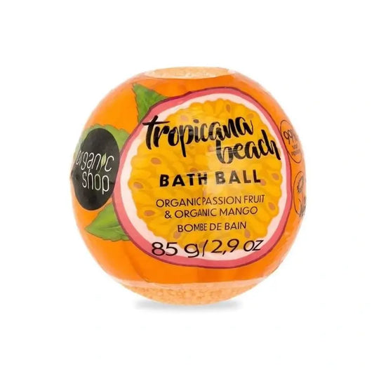 Organic Shop Tropicana Beach Bio-Badebombe Passionsfrucht & Mango, 85 g