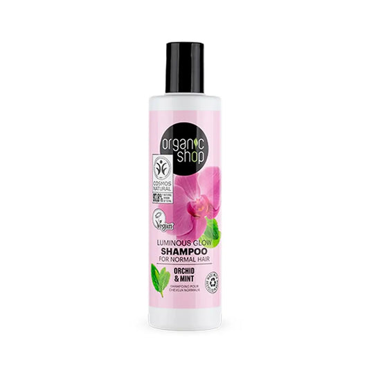 Organic Shop Shampoo für normales Haar Orchidee & Minze, 280 ml